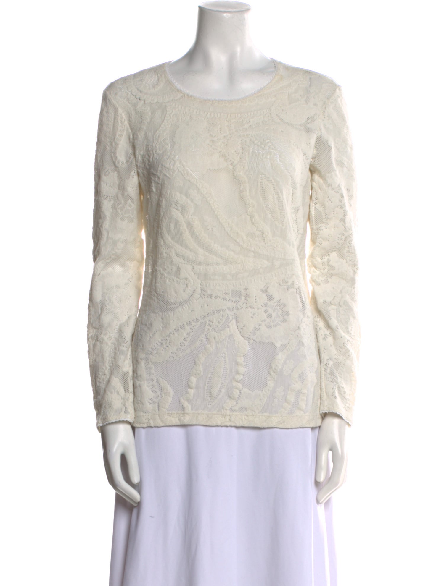 Raquel Allegra Lace Crew Neck Sweatshirt