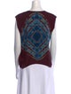 Raquel Allegra Silk Printed T-Shirt