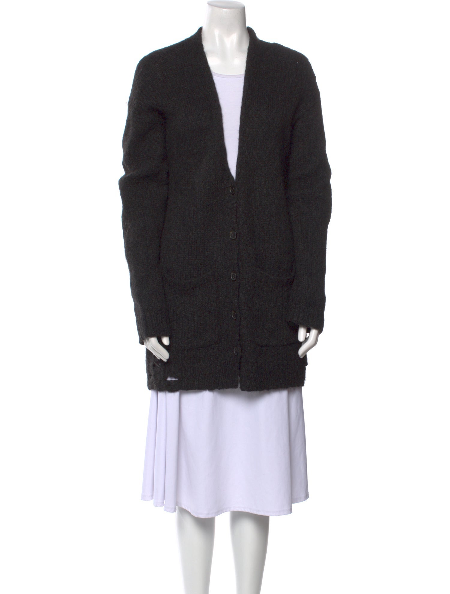 Raquel Allegra Alpaca V-Neck Sweater