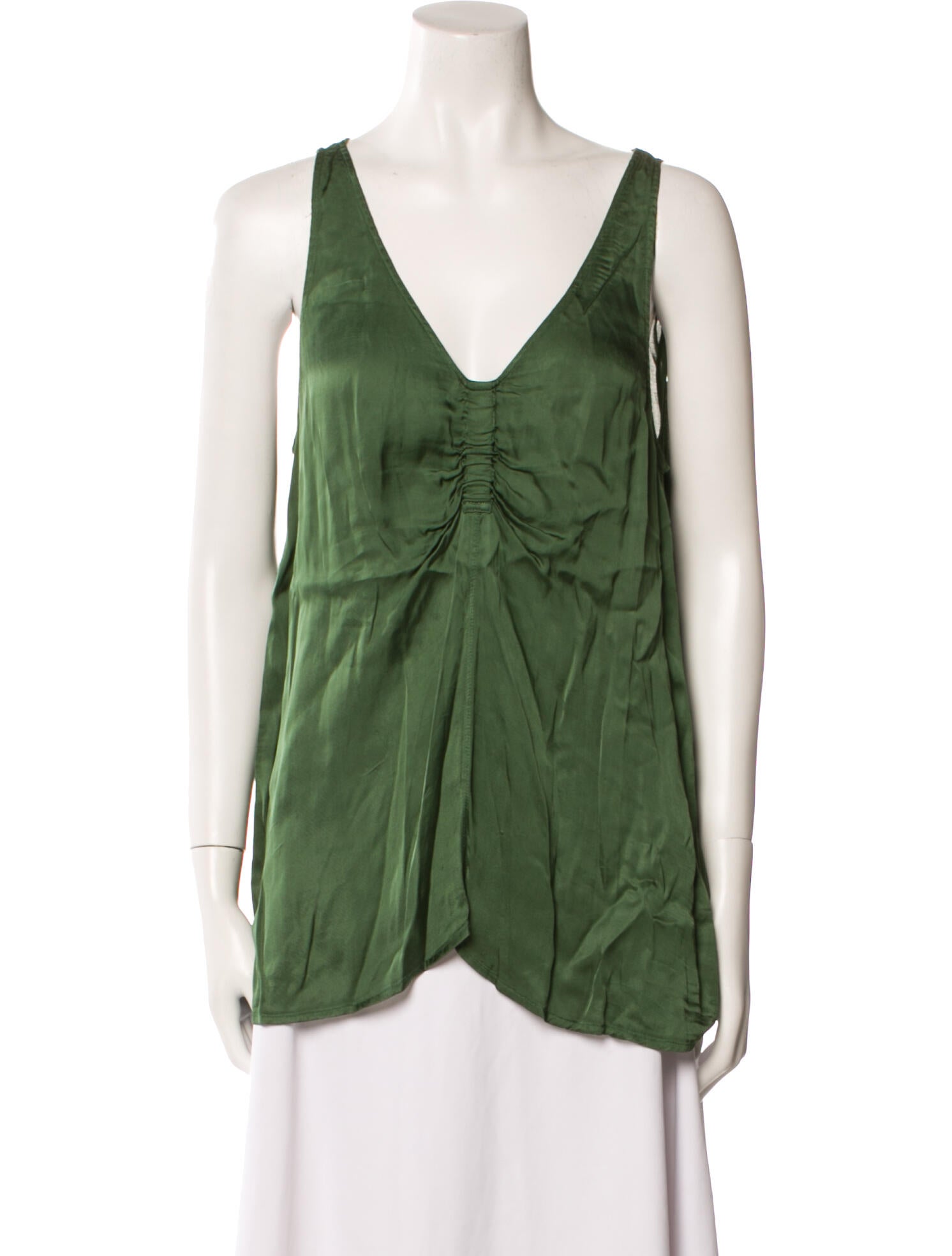 Raquel Allegra V-Neck Sleeveless Top