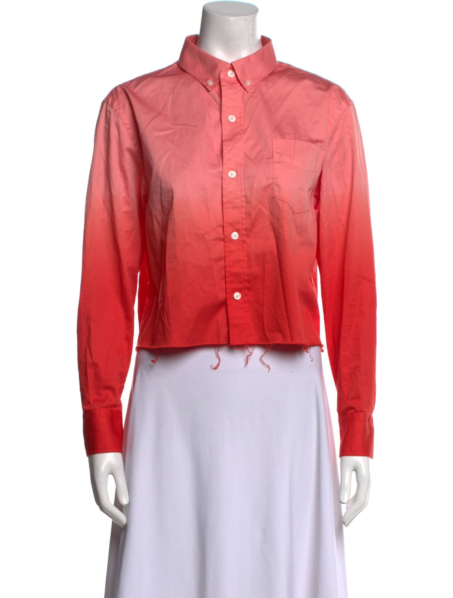 Raquel Allegra Long Sleeve Crop Top