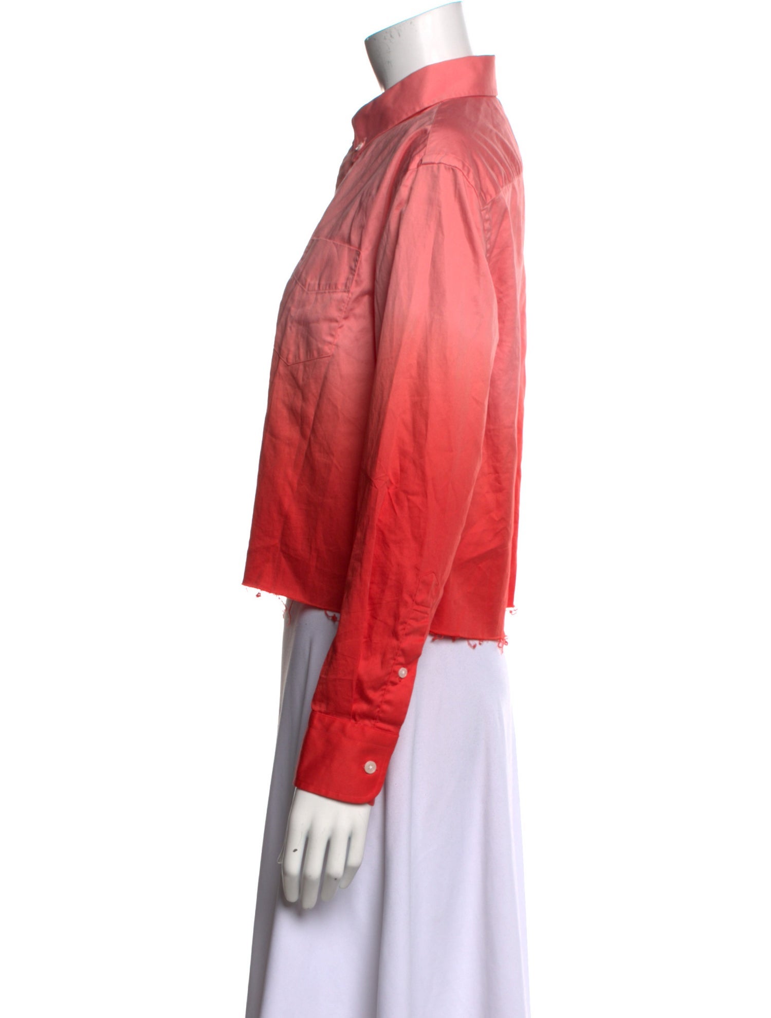 Raquel Allegra Long Sleeve Crop Top