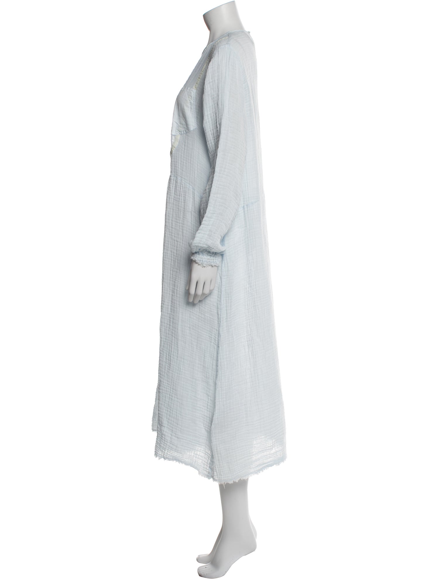 Raquel Allegra Crew Neck Midi Length Dress