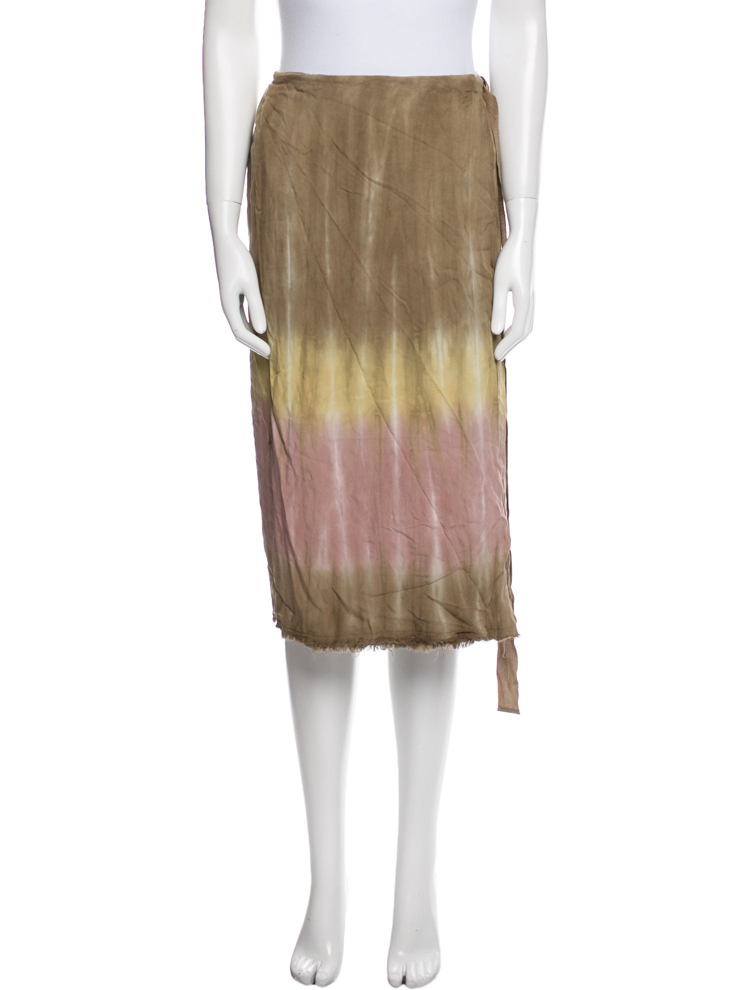 Raquel Allegra Printed Midi Length Skirt