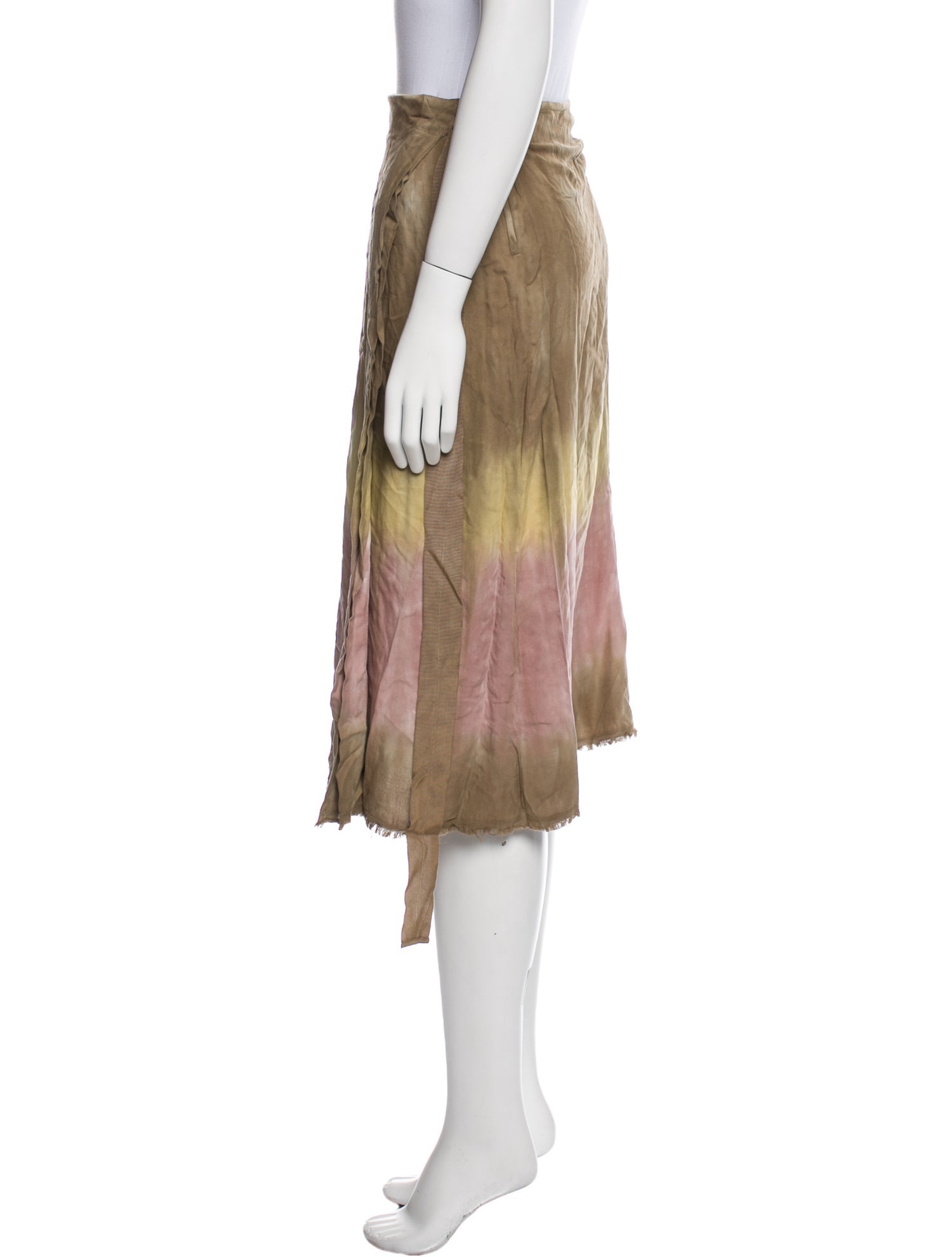 Raquel Allegra Printed Midi Length Skirt