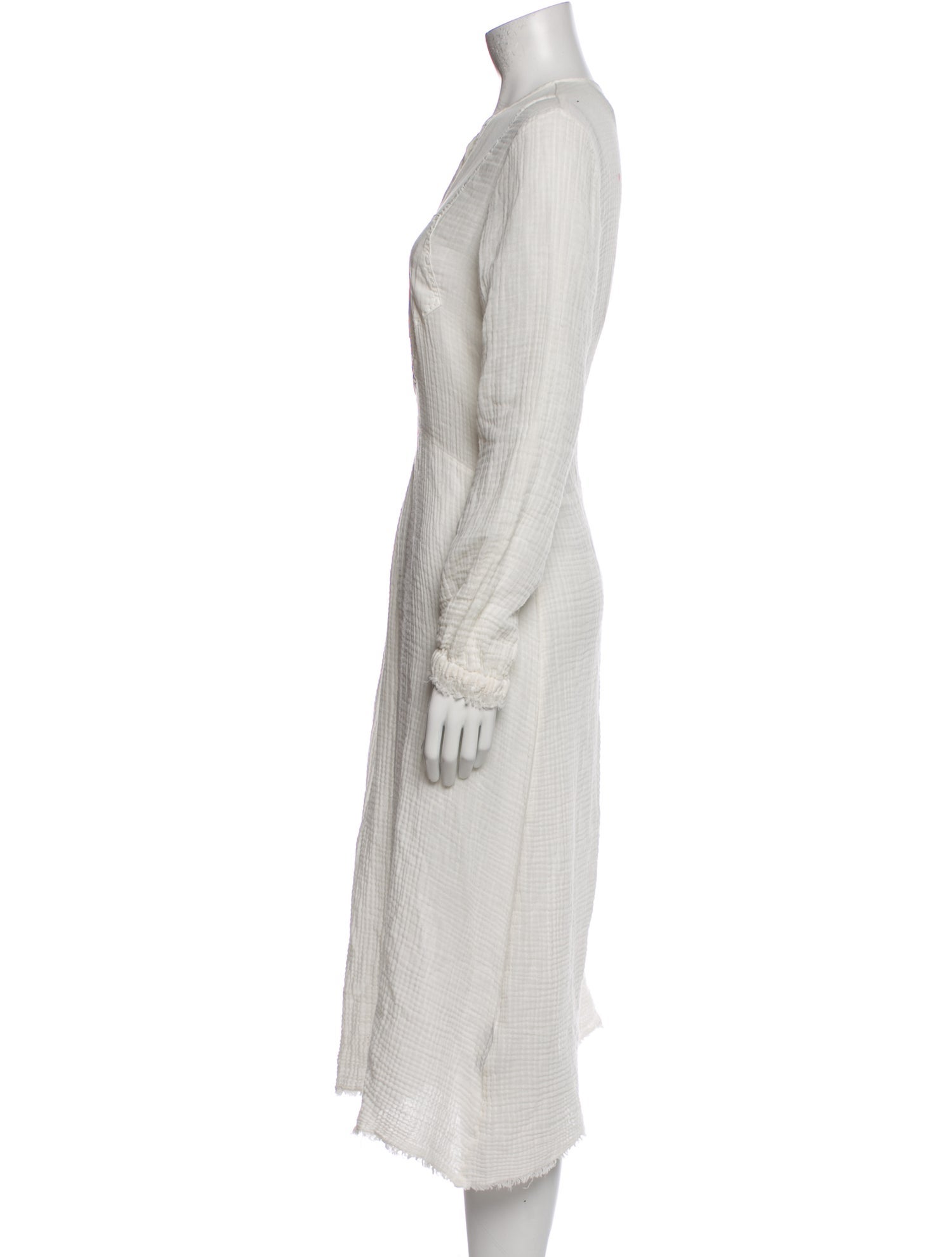 Raquel Allegra Crew Neck Midi Length Dress w/ Tags