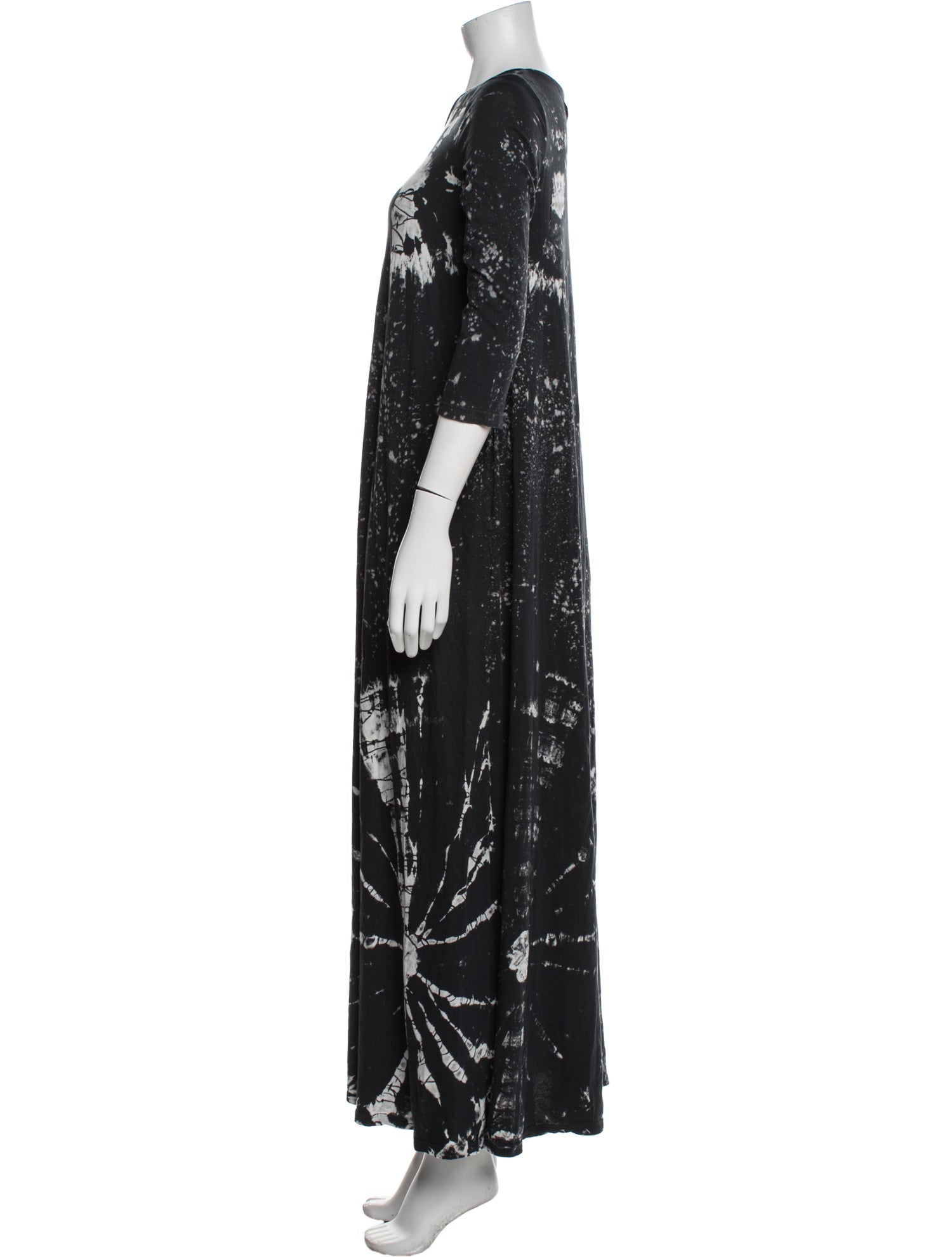 Raquel Allegra Printed Long Dress