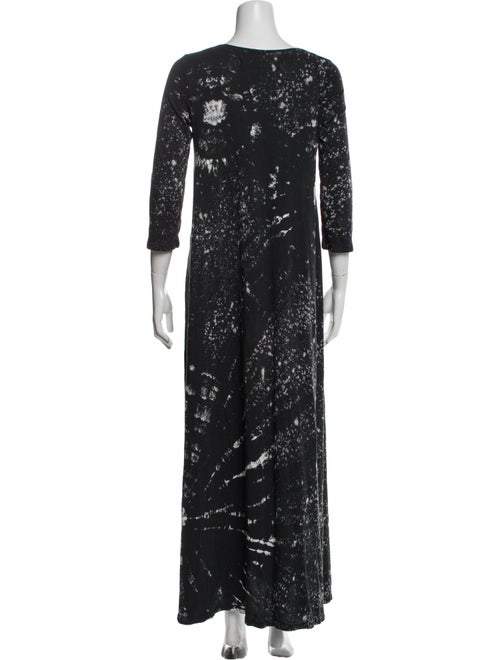 Raquel Allegra Printed Long Dress