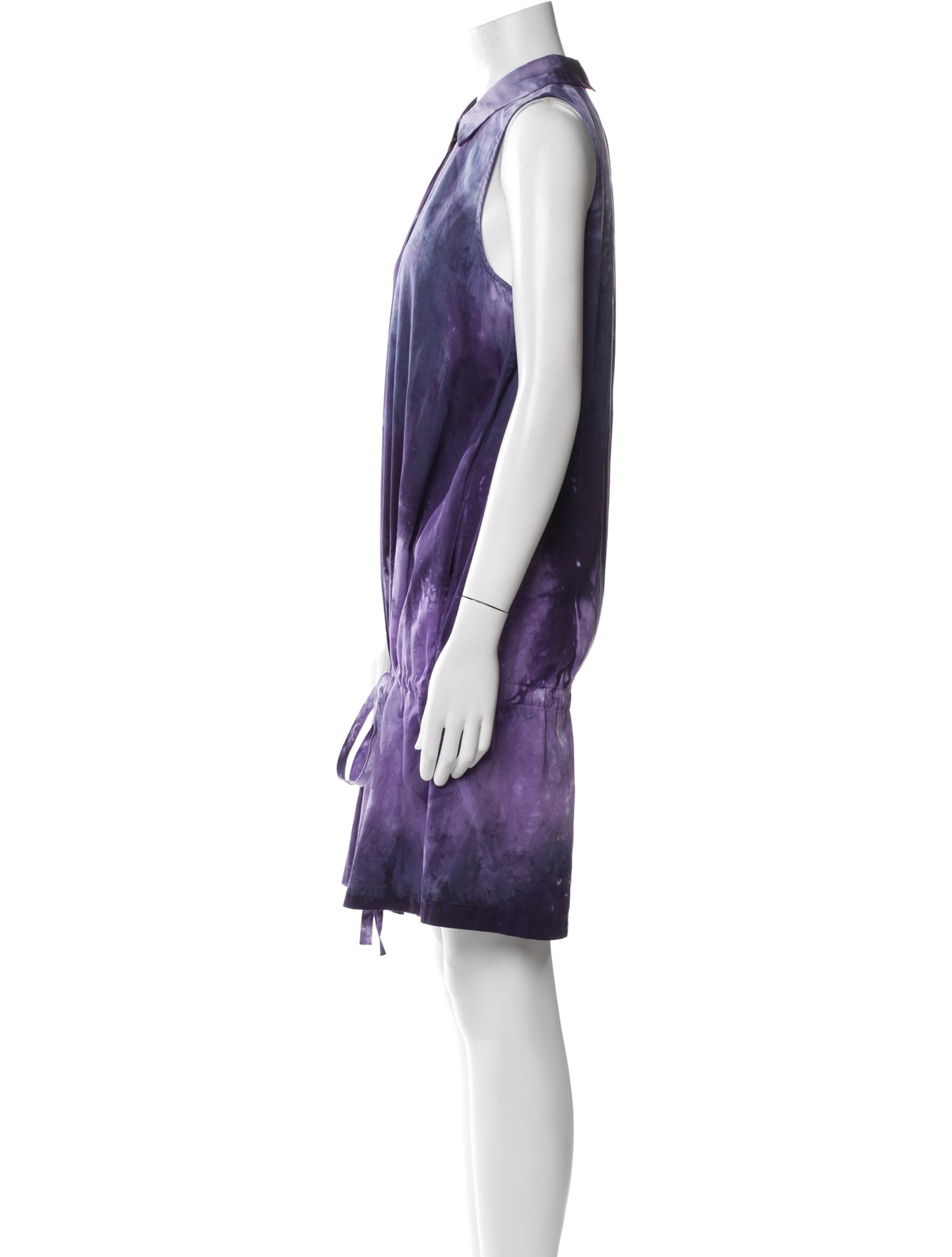 Raquel Allegra Printed Knee-Length Dress