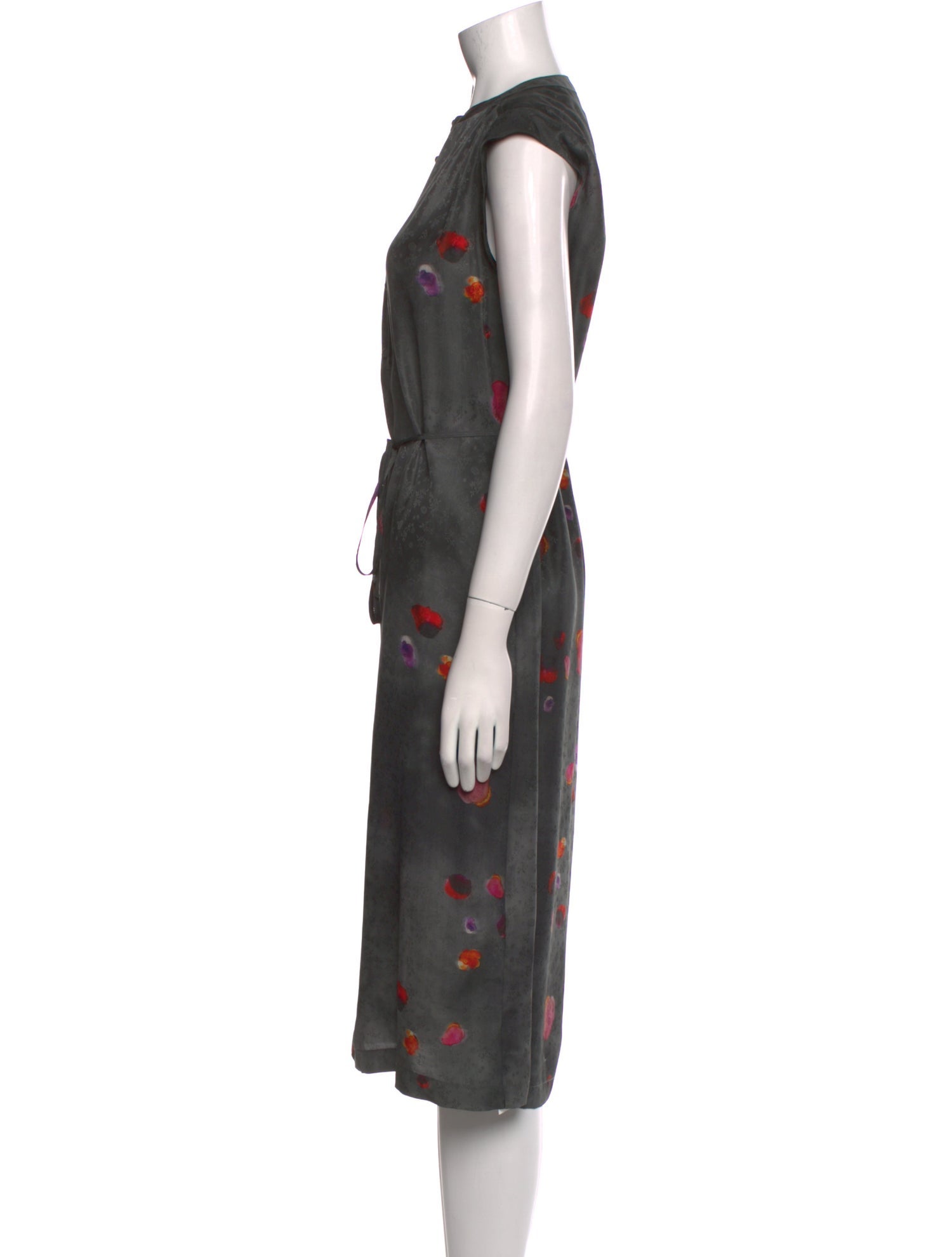 Raquel Allegra Silk Midi Length Dress