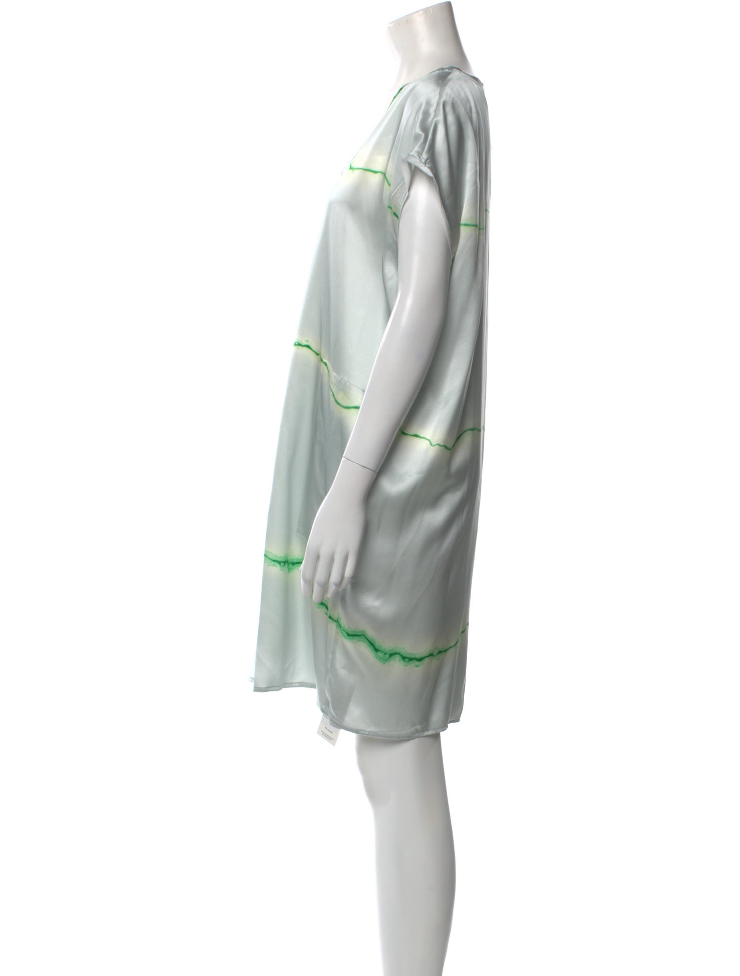 Raquel Allegra Silk Knee-Length Dress