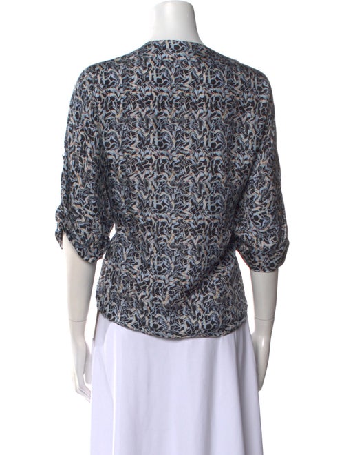 Raquel Allegra Silk Printed Blouse