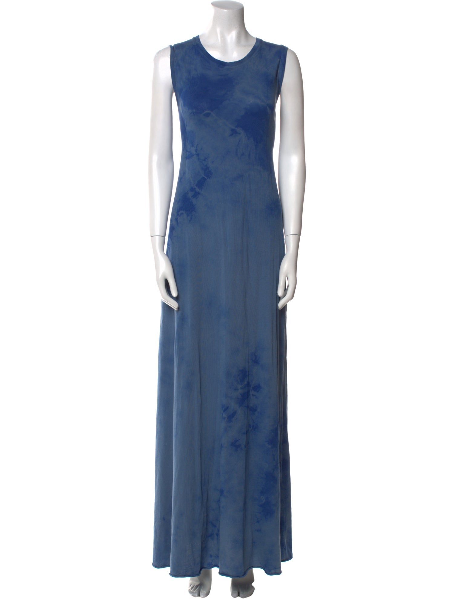 Raquel Allegra Scoop Neck Long Dress