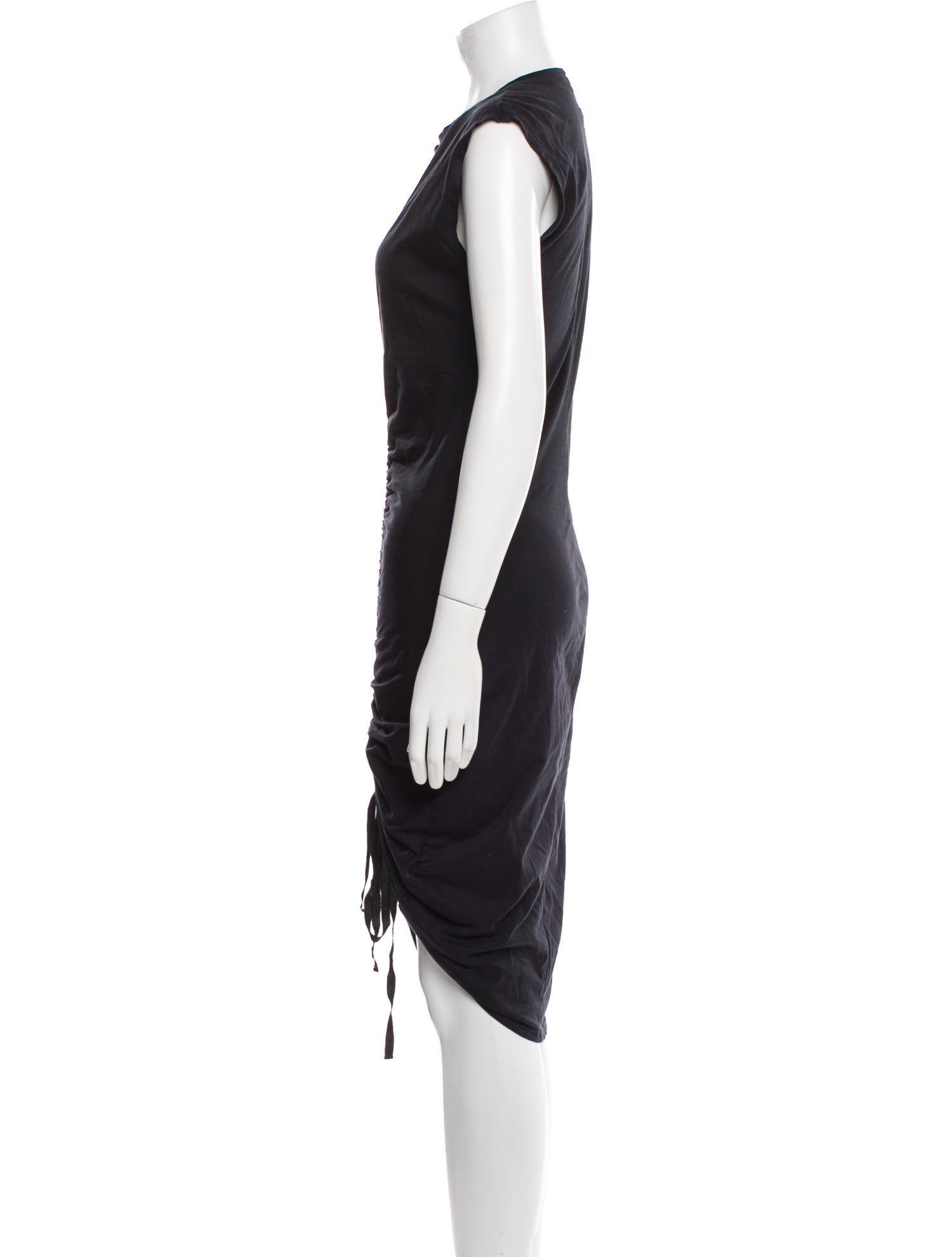 Raquel Allegra Crew Neck Midi Length Dress