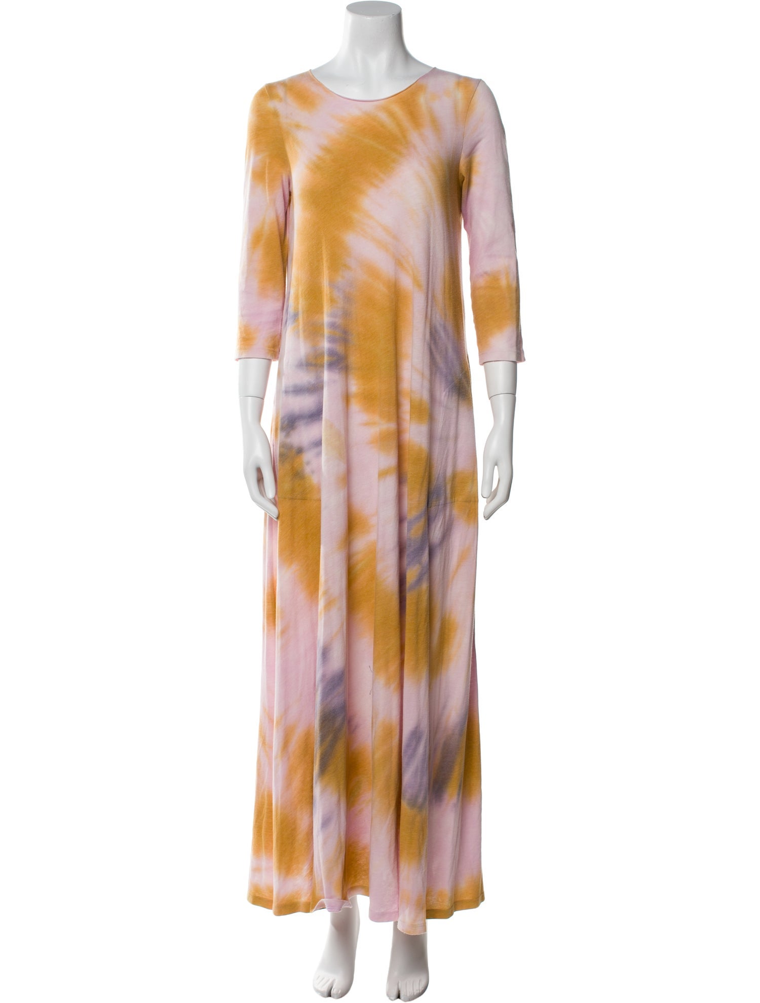 Raquel Allegra Tie-Dye Print Long Dress