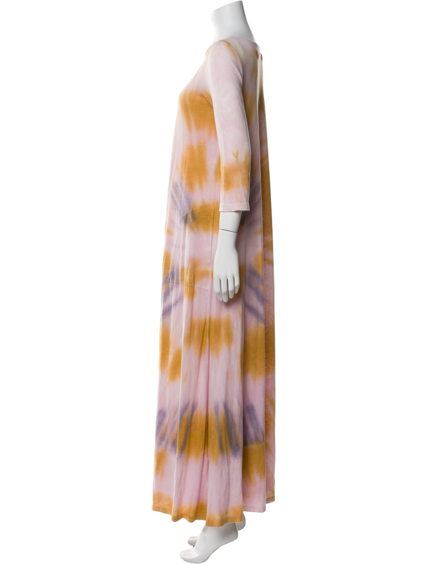 Raquel Allegra Tie-Dye Print Long Dress