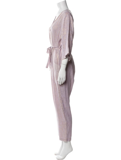 Raquel Allegra Linen V-Neck Jumpsuit