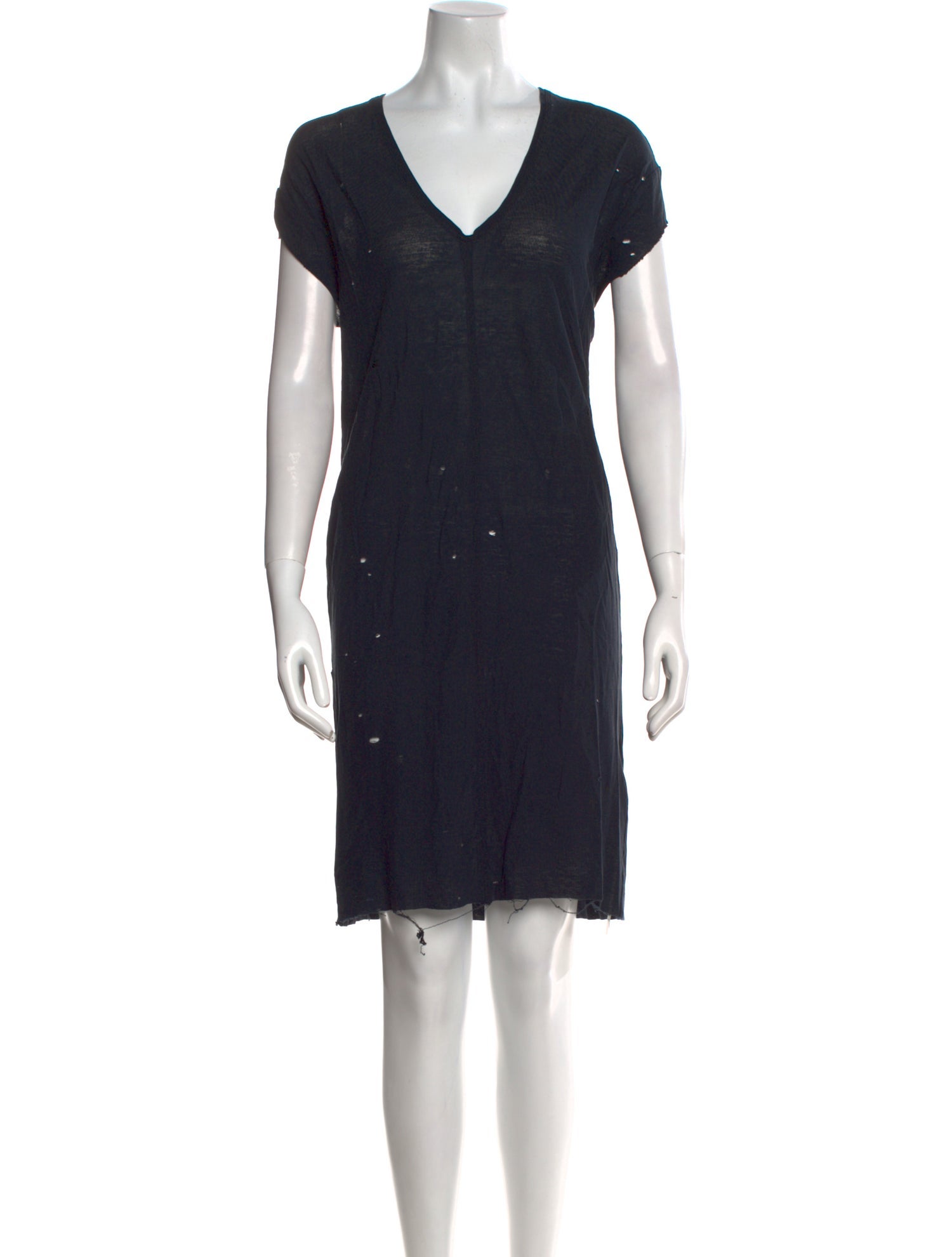 Raquel Allegra V-Neck Mini Dress