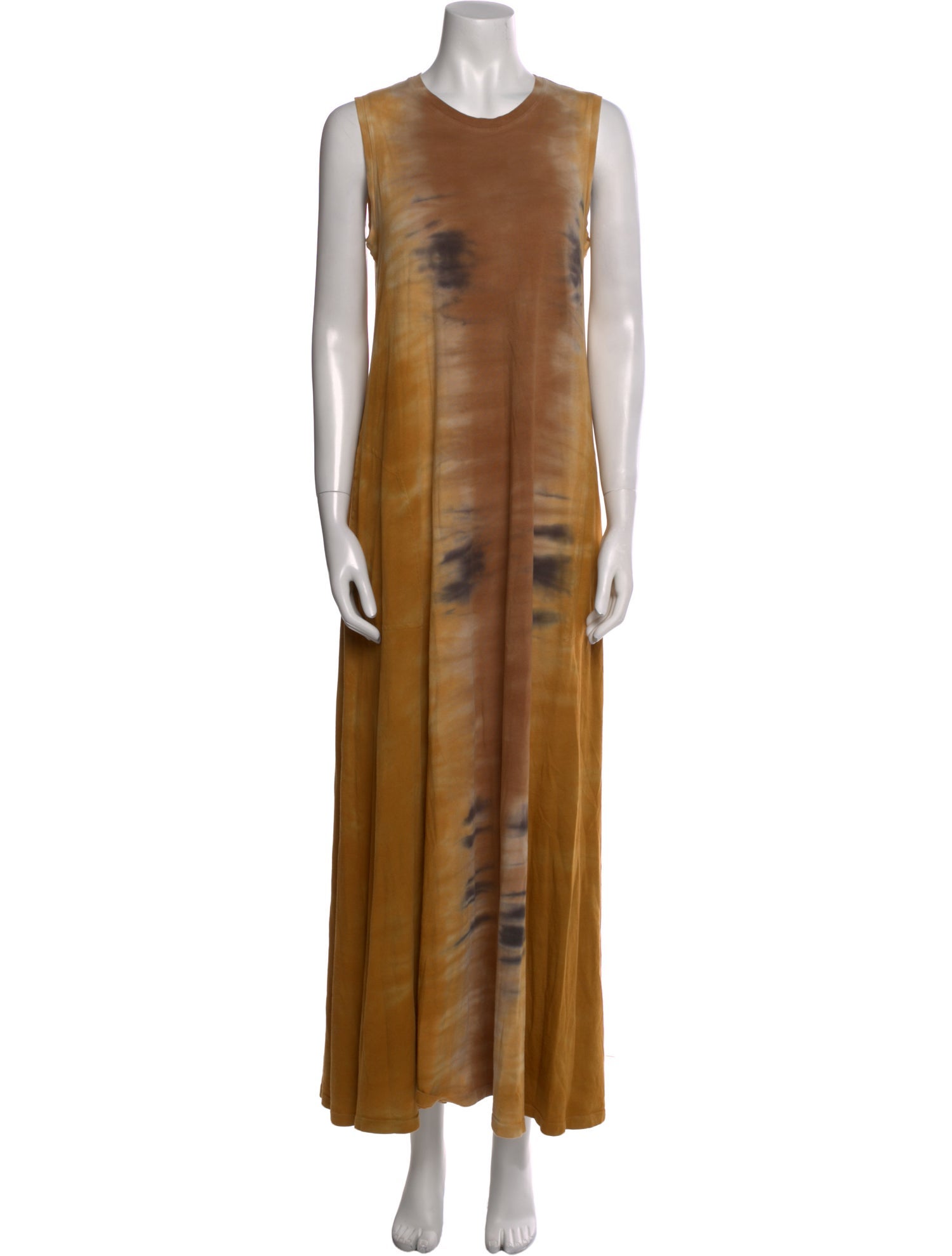 Raquel Allegra Tie-Dye Print Long Dress