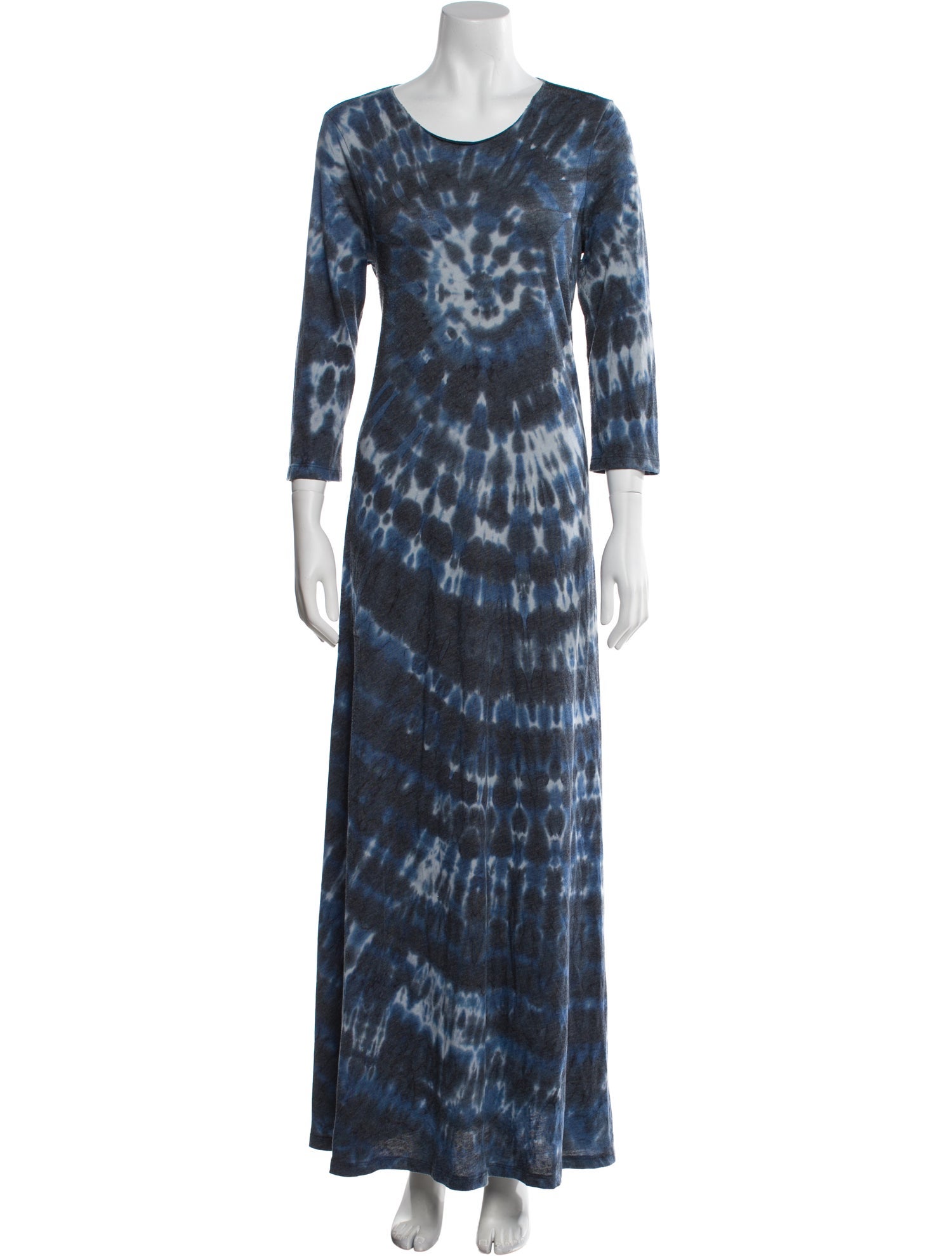 Raquel Allegra Tie-Dye Print Long Dress