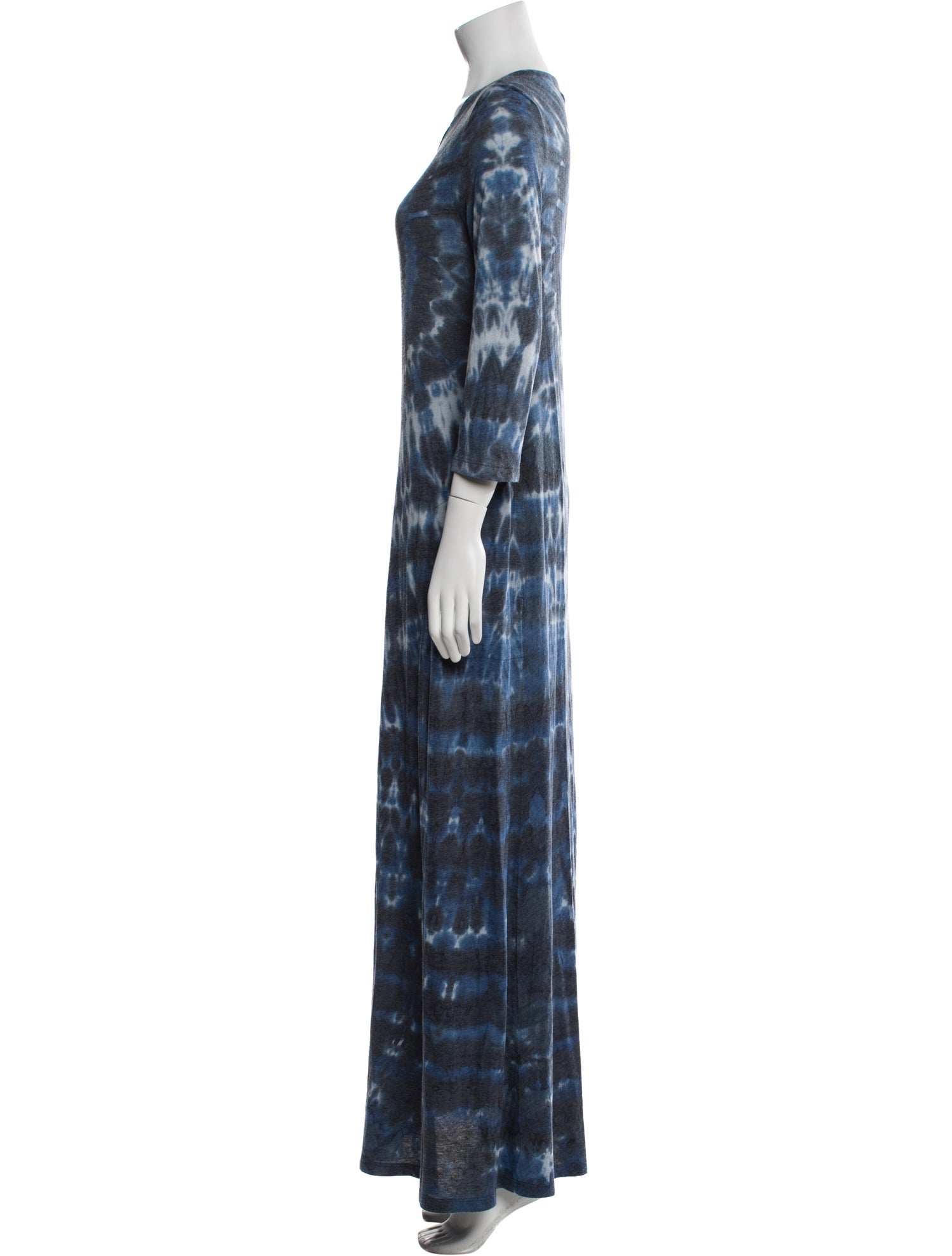 Raquel Allegra Tie-Dye Print Long Dress