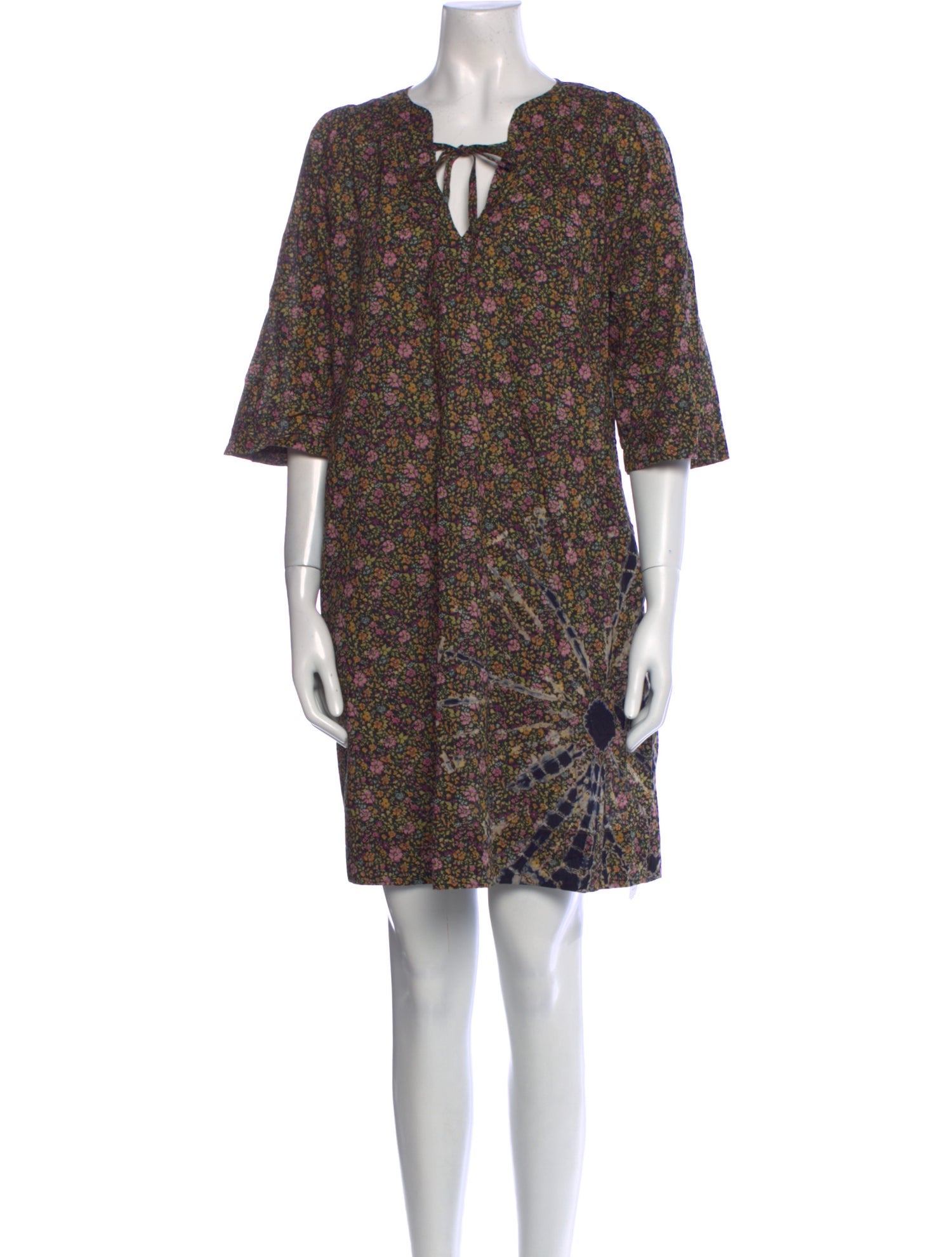 Raquel Allegra Floral Print Mini Dress