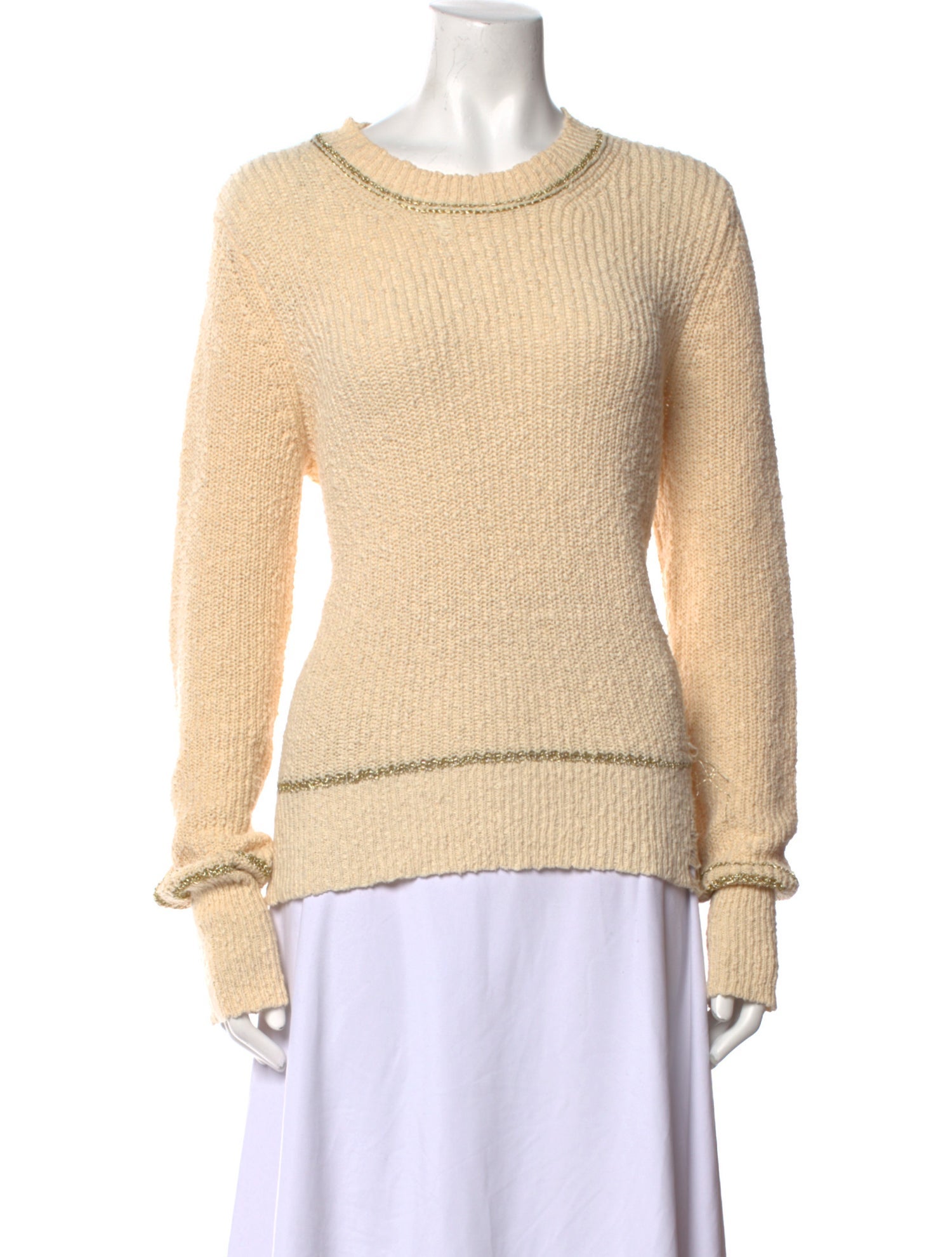 Raquel Allegra Crew Neck Long Sleeve Sweatshirt