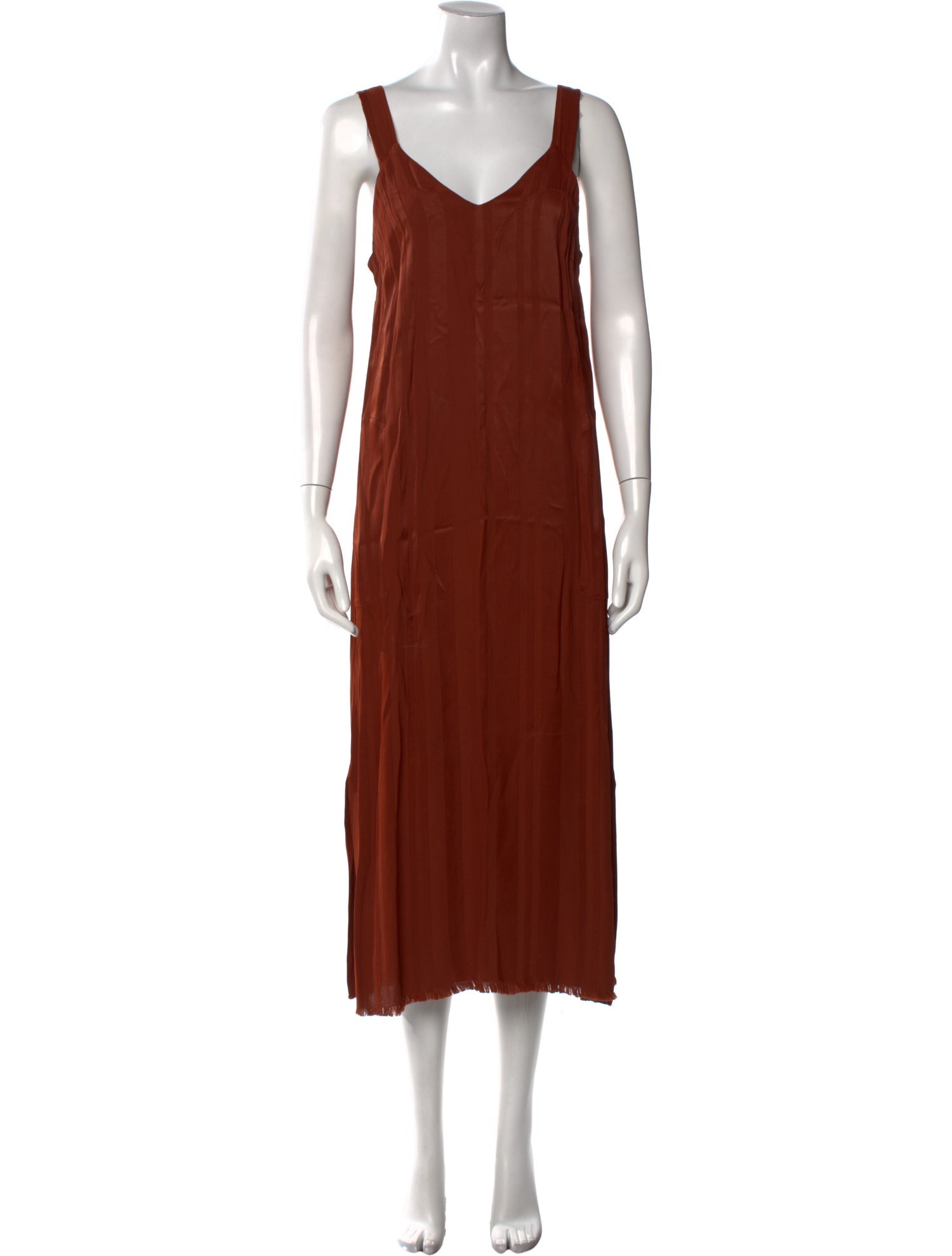 Raquel Allegra V-Neck Long Dress