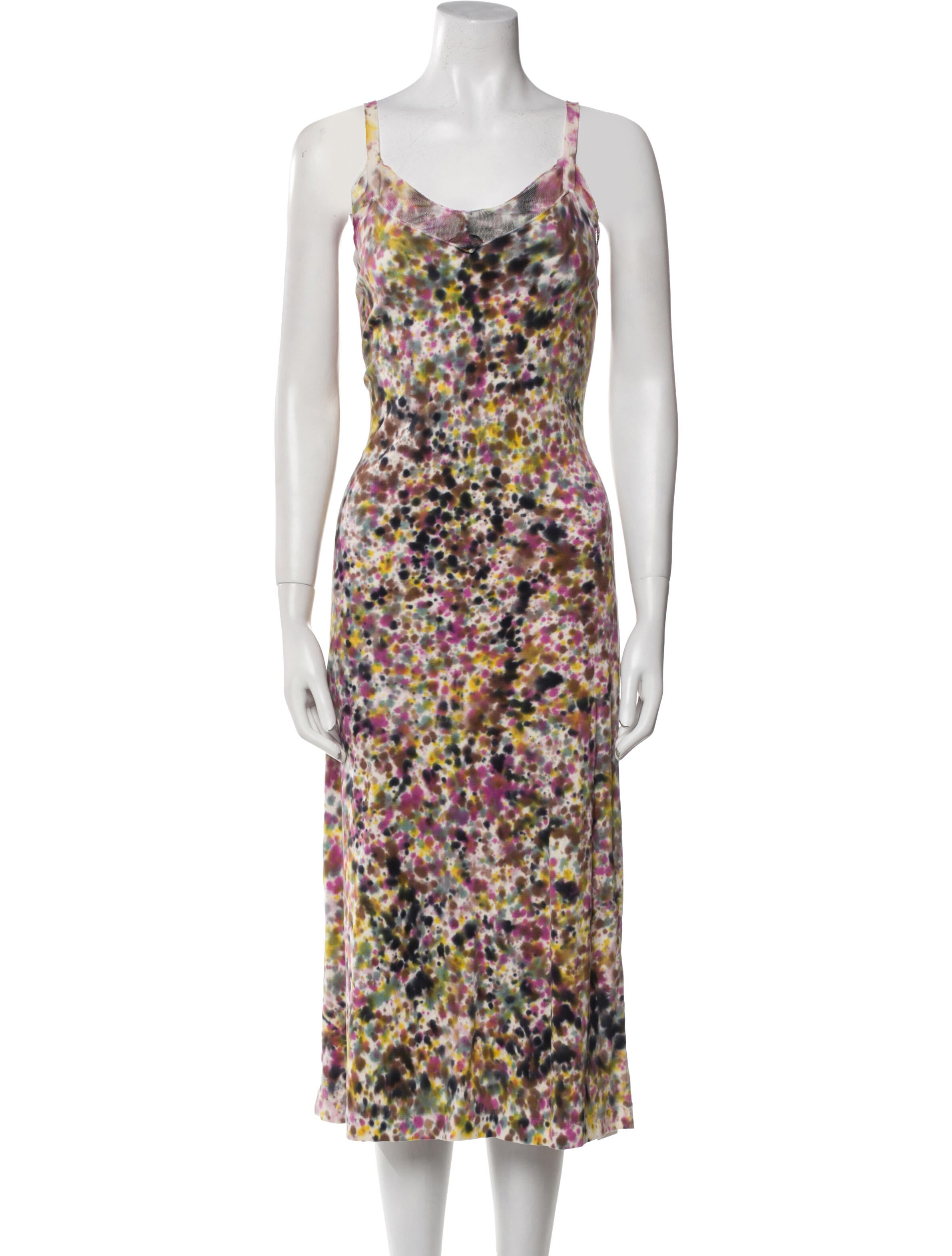 Raquel Allegra Floral Print Long Dress
