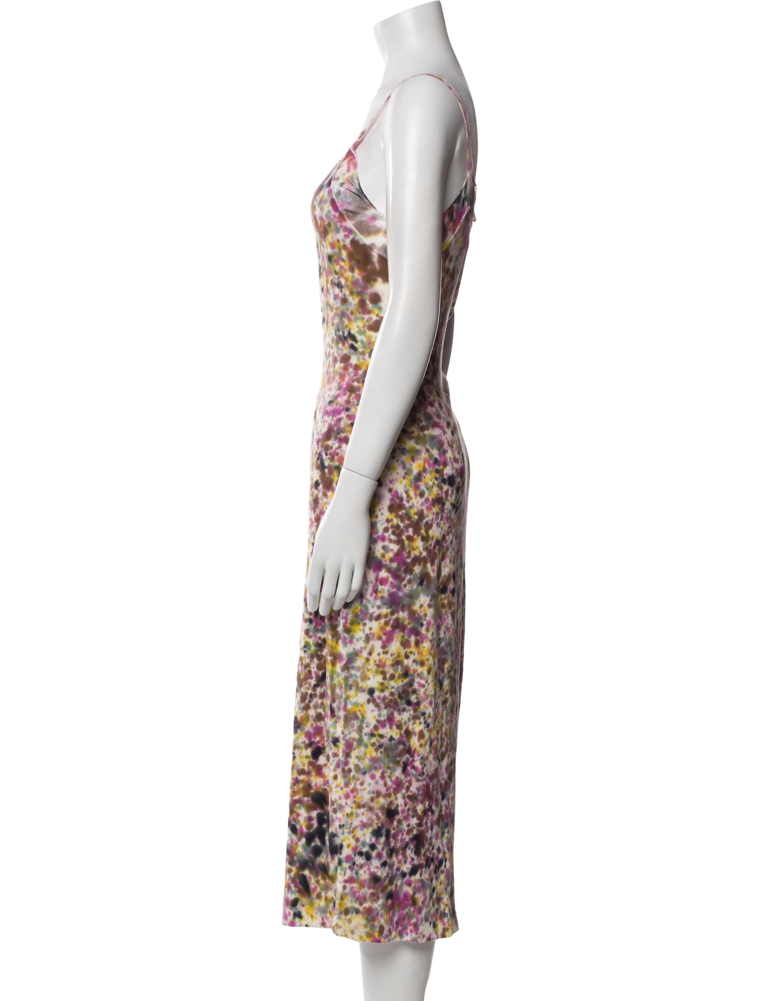 Raquel Allegra Floral Print Long Dress
