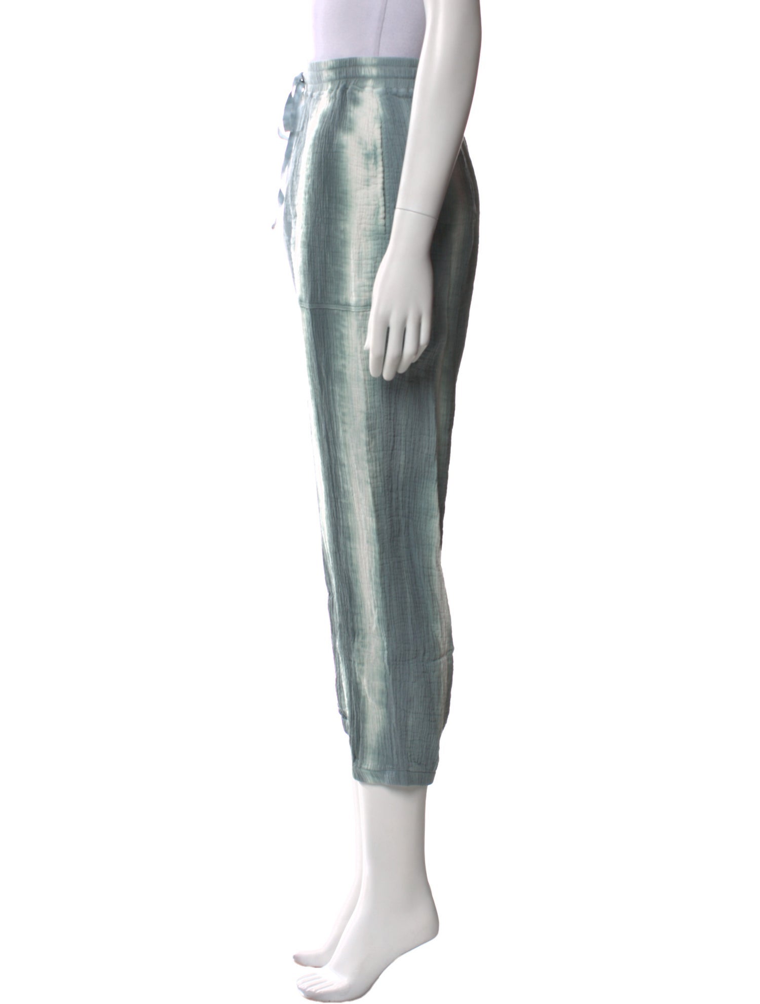 Raquel Allegra Silk Straight Leg Pants