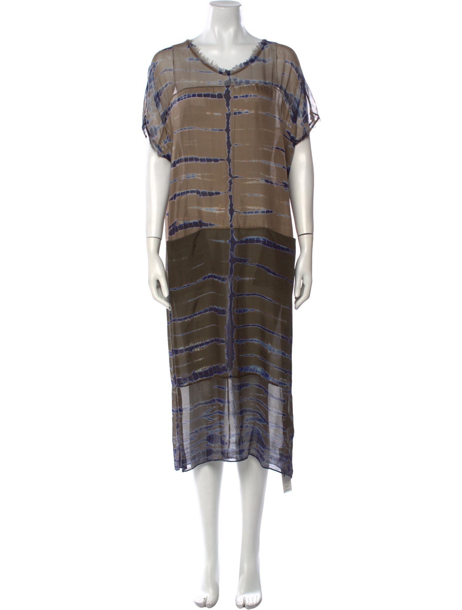 Raquel Allegra Silk Midi Length Dress