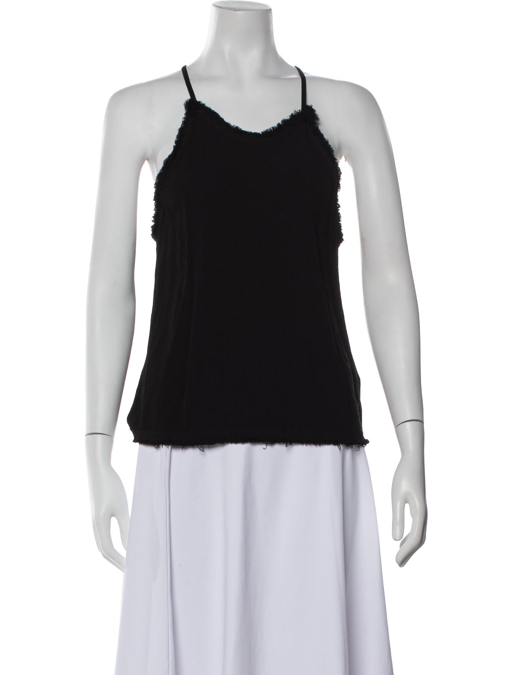 Raquel Allegra Scoop Neck Sleeveless Top