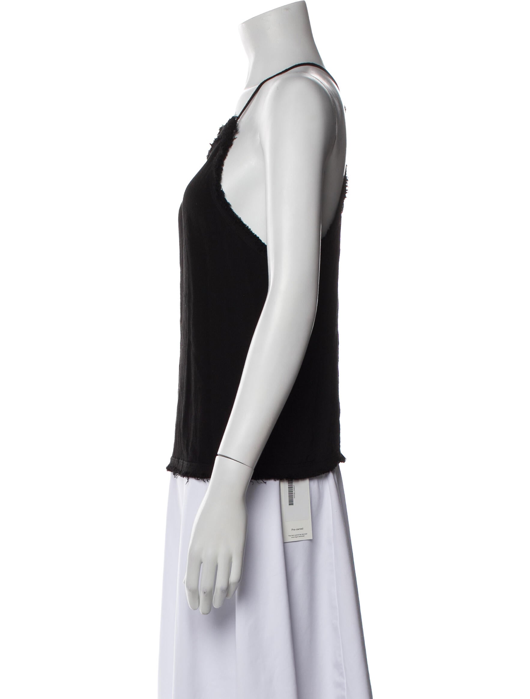 Raquel Allegra Scoop Neck Sleeveless Top