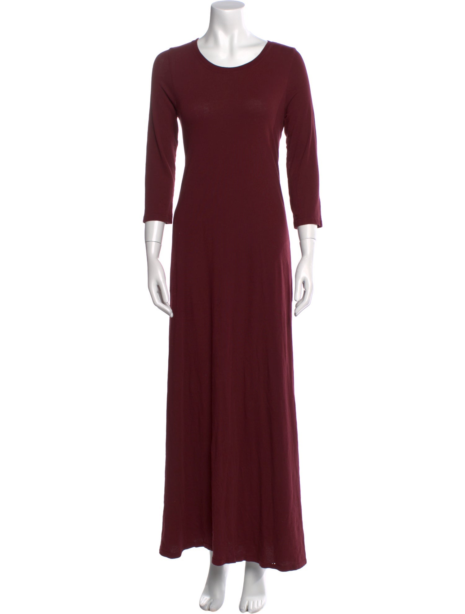 Raquel Allegra Scoop Neck Long Dress