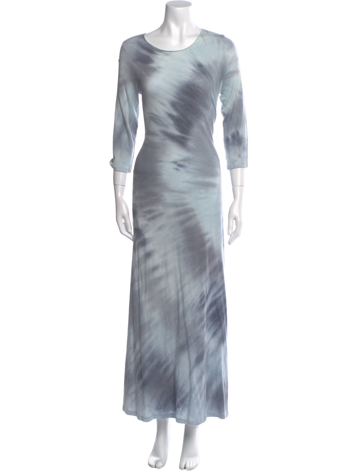 Raquel Allegra Tie-Dye Print Long Dress