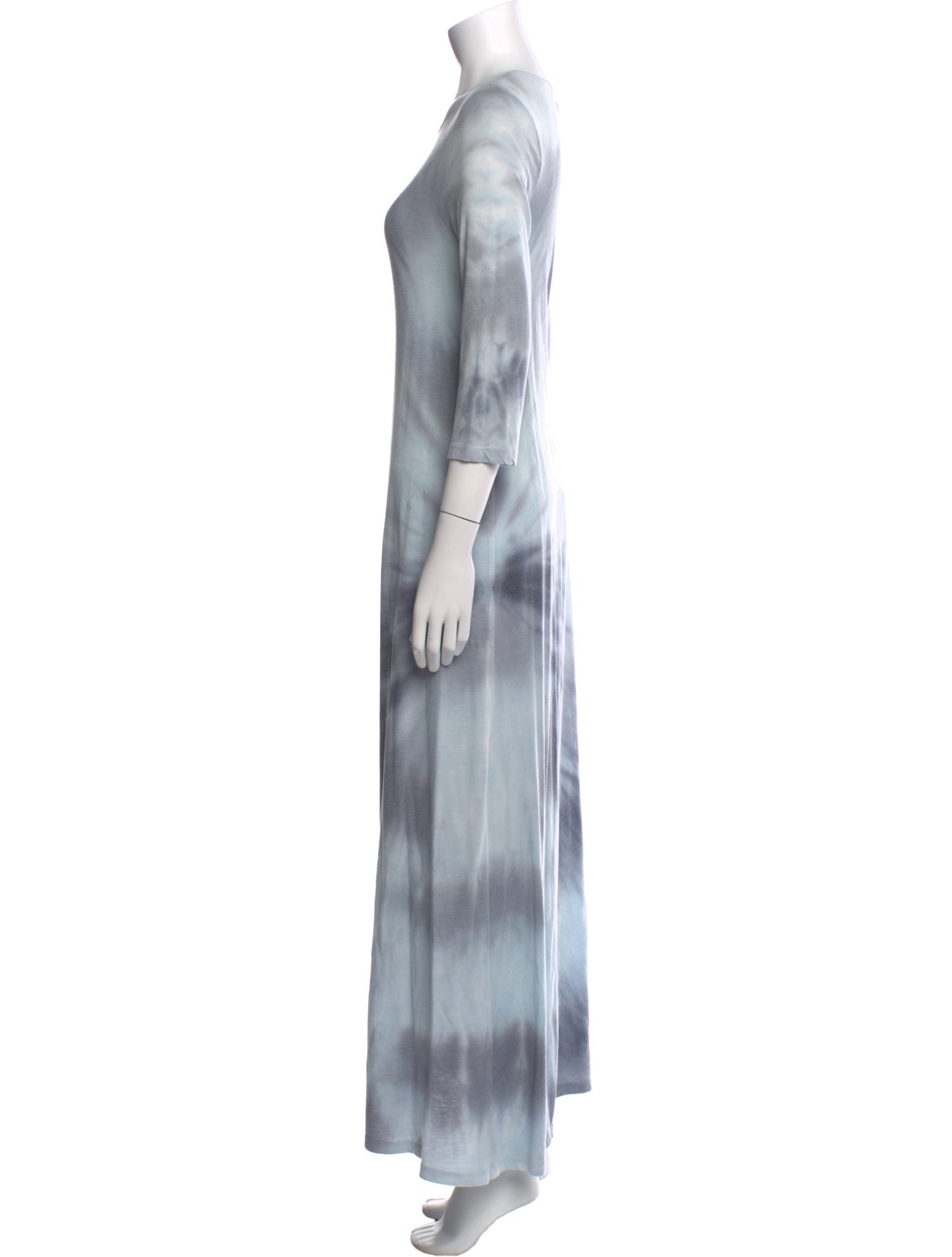 Raquel Allegra Tie-Dye Print Long Dress