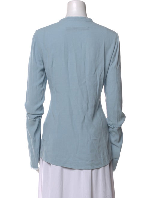 Raquel Allegra Mock Neck Long Sleeve Top