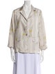 Raquel Allegra Silk Floral Print Blazer