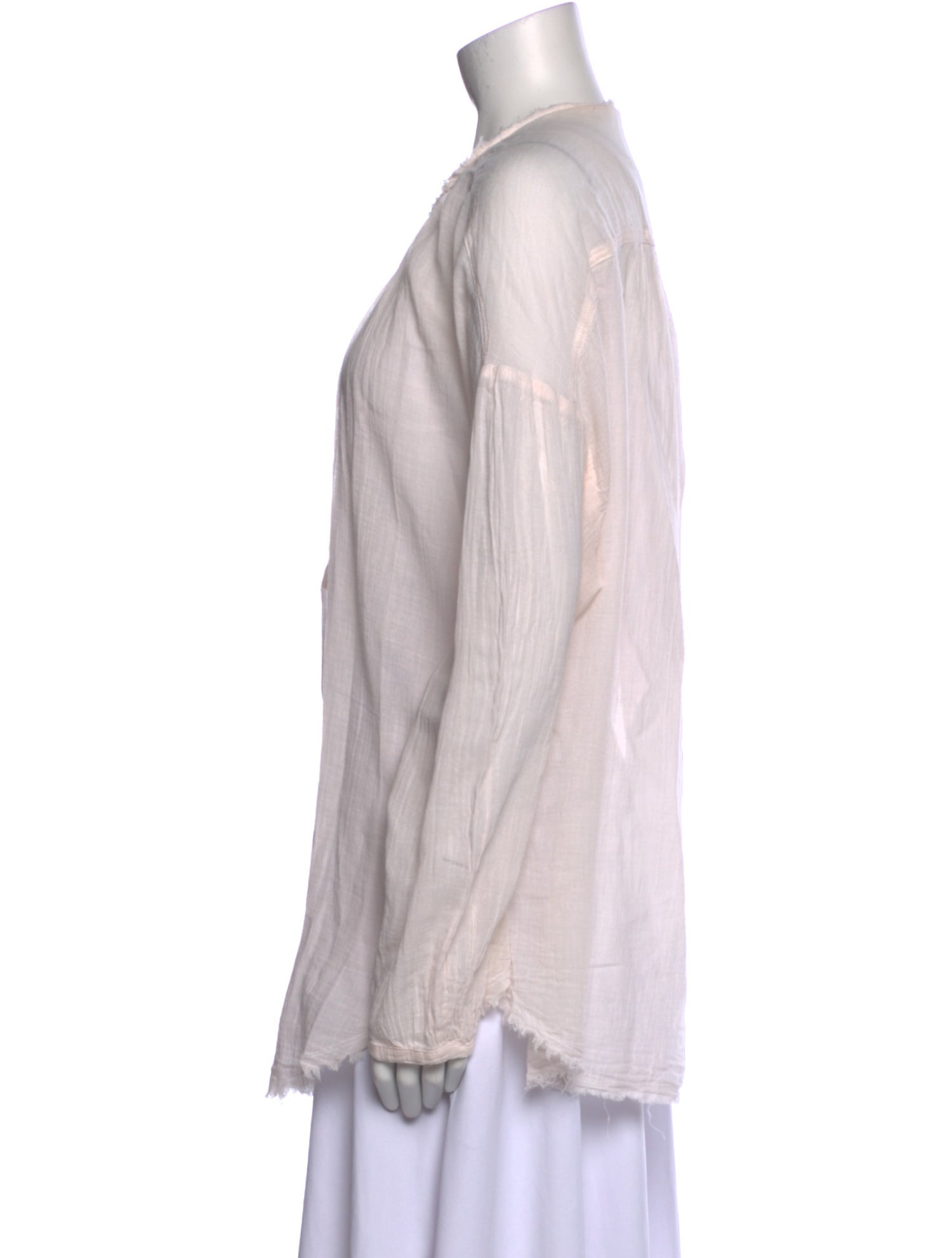 Raquel Allegra Crew Neck Long Sleeve Tunic