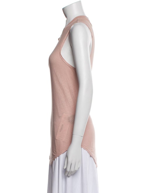 Raquel Allegra Linen Scoop Neck Top