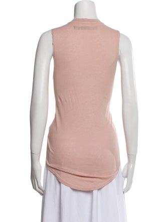 Raquel Allegra Linen Scoop Neck Top