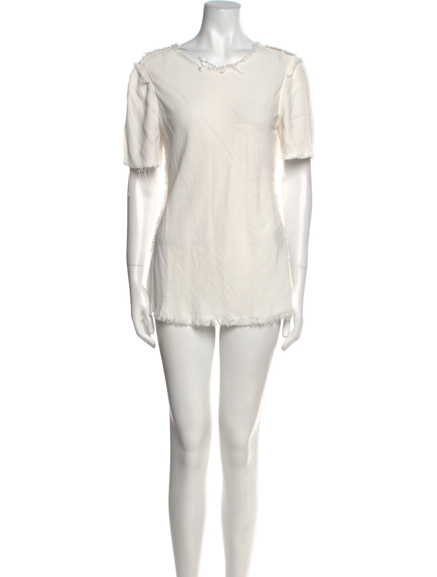 Raquel Allegra Crew Neck Short Sleeve Tunic