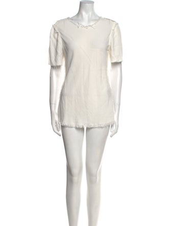 Raquel Allegra Crew Neck Short Sleeve Tunic