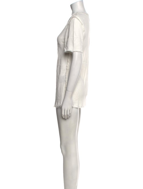 Raquel Allegra Crew Neck Short Sleeve Tunic