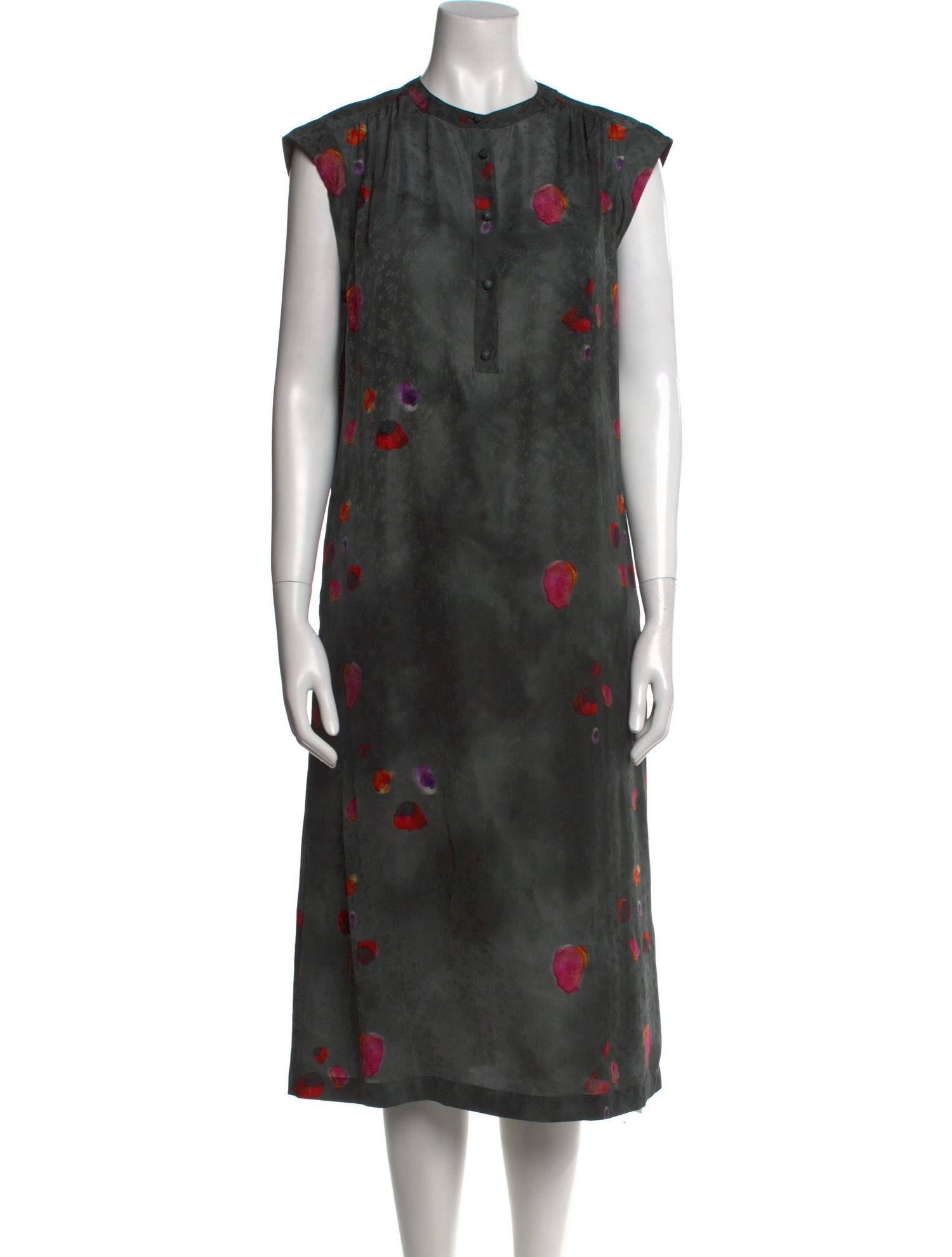 Raquel Allegra Silk Midi Length Dress