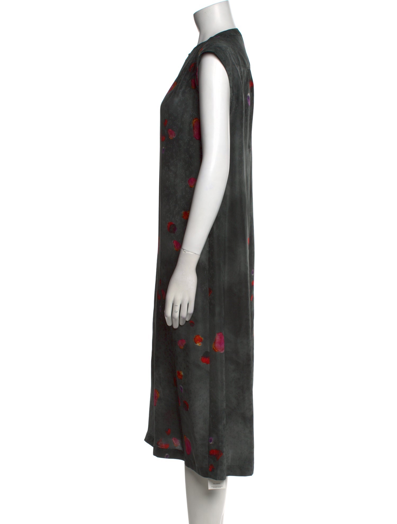 Raquel Allegra Silk Midi Length Dress