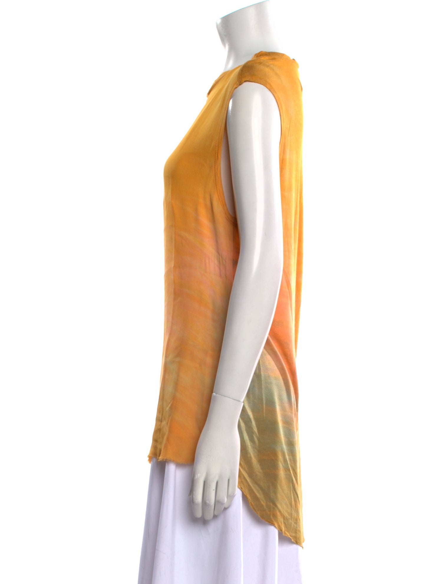 Raquel Allegra Silk Crew Neck Tunic