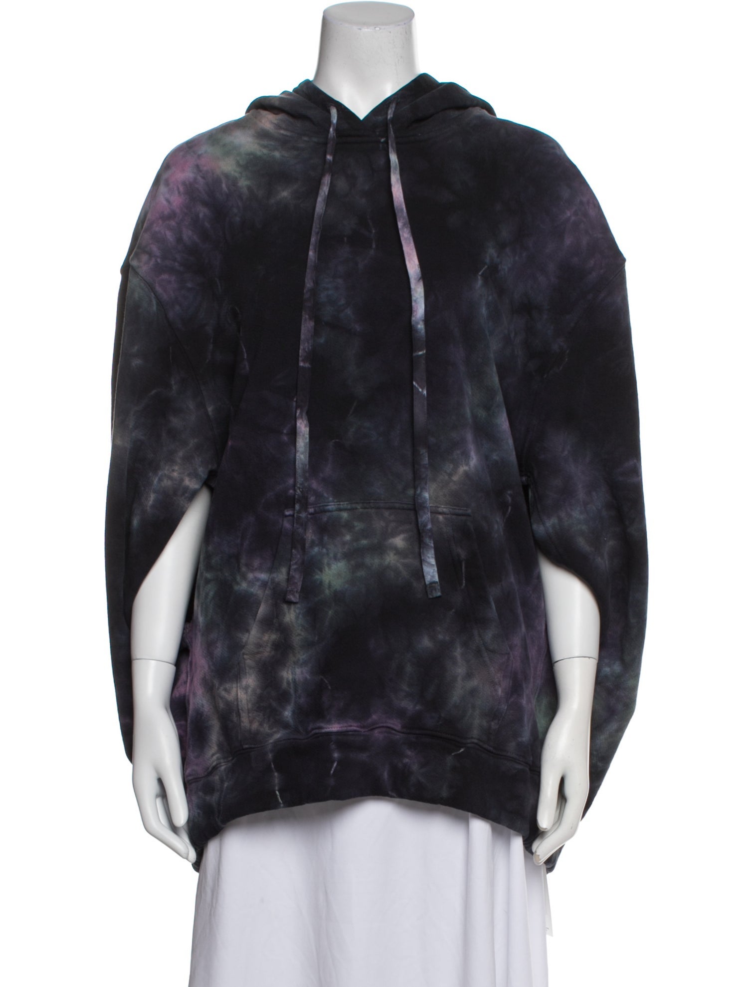 Raquel Allegra Tie-Dye Print Crew Neck Sweatshirt