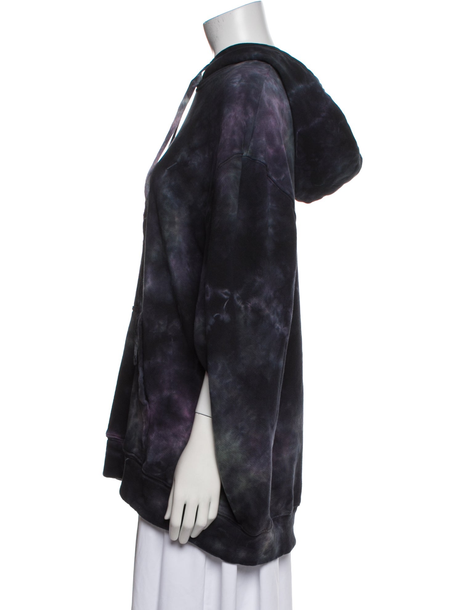 Raquel Allegra Tie-Dye Print Crew Neck Sweatshirt